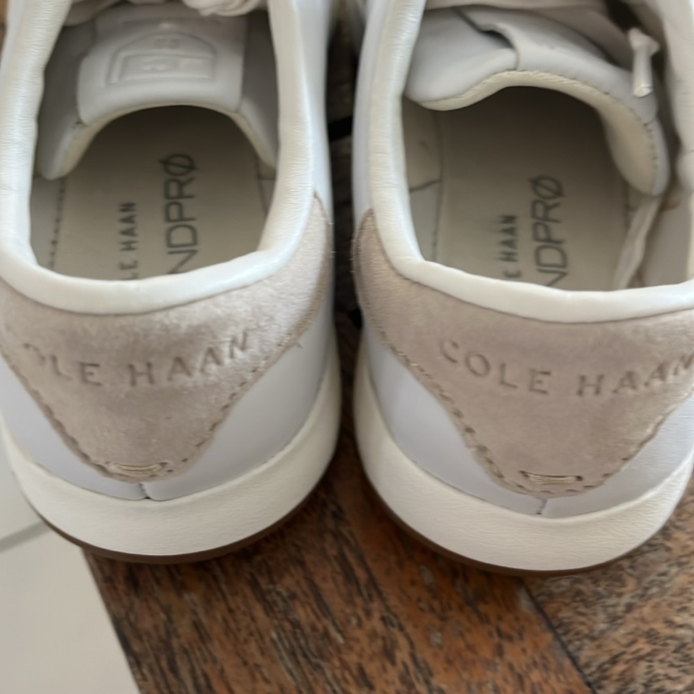 Col Haan GrandPro tennis shoes lightweight white size 5.5 B never worn outside - Picture 10 of 10